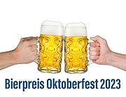 Bierpreis Oktoberfest 2023 - die Preisentwicklung bei den Getränken. Wiesn-Bierpreis zwischen 12,60 € und 14,90 € 